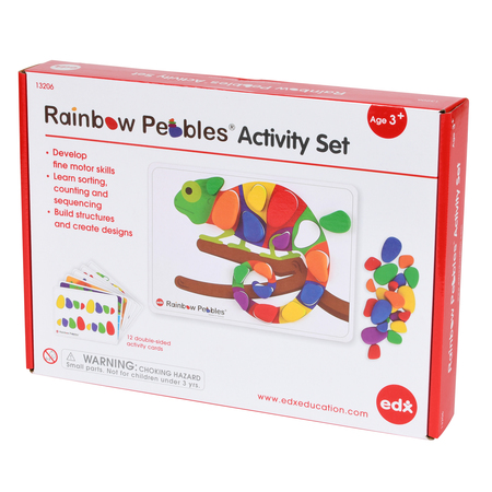 EDX EDUCATION Rainbow Pebbles® Activity Set 13206